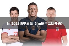 fm2023德甲周薪（fm德甲二队升级）